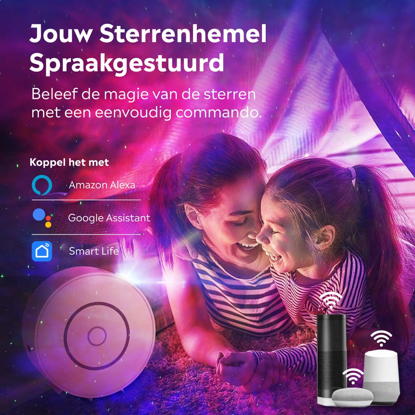 Beauve Sterrenhemel Projector Wi-Fi