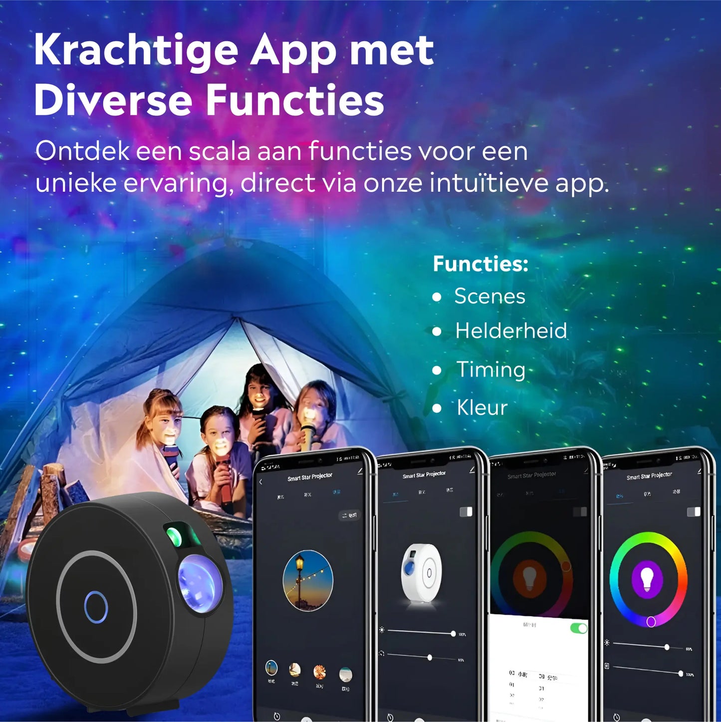 Beauve Sterrenhemel Projector Wi-Fi