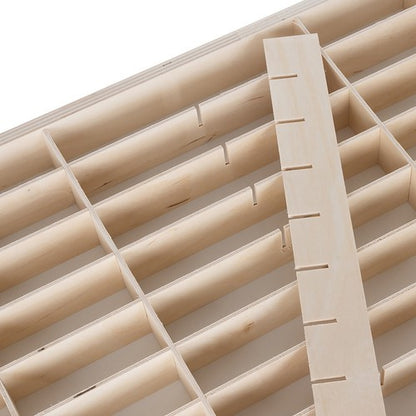 Houten speelgoedauto plank - perfect voor het organiseren van speelgoedauto's
